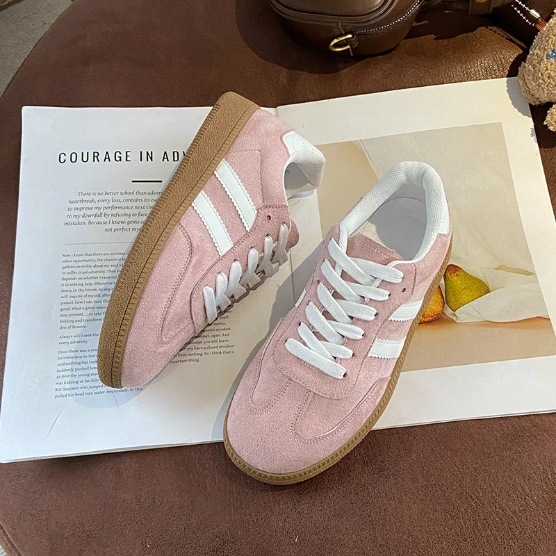 Women's Casual Shoes Lace Sobriety New Fashion Lightweight Casual Outdoor Walking Shoes Sneakers Anti-slip Flat Women's Shoes image 5
