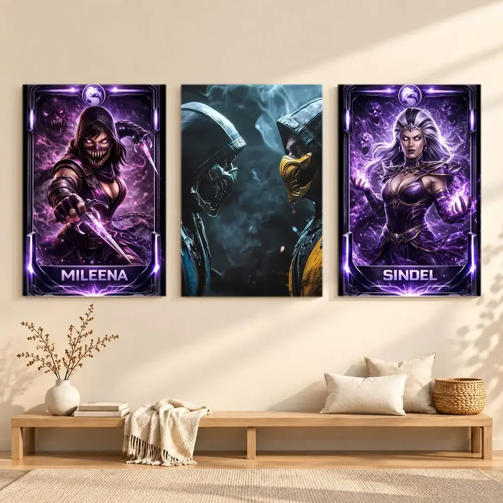 Fighting game Mortal Kombat Poster Series Print Unframed Aesthetic Wall Decor Gift Living Room Bedroom
