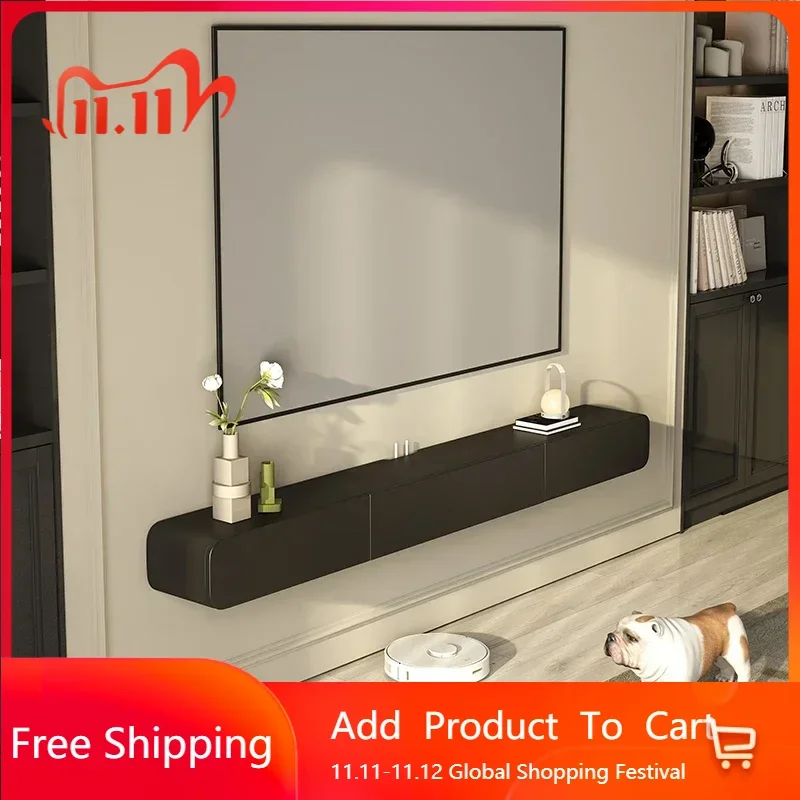 

Nordic Floating Tv Cabinets Wall Console Hanging Pedestal Lowboard Tv Table Monitor Modern Suporte Para Tv Bathroom Furniture