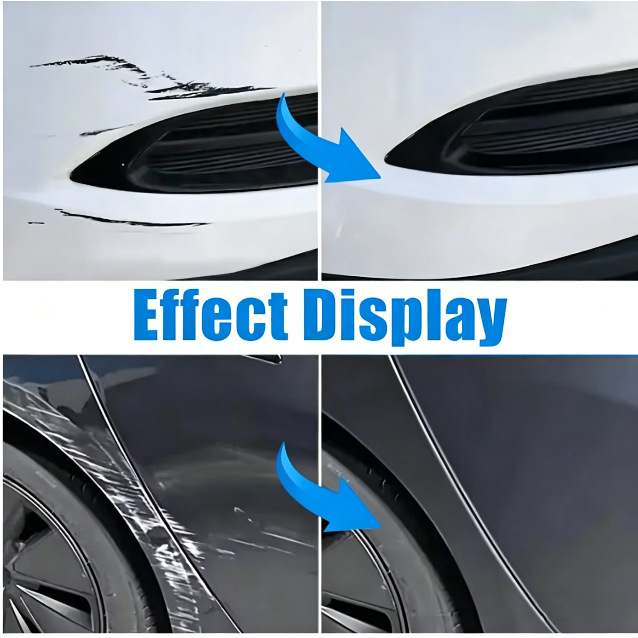 Car Scratch Repair Wax- Effective Paint Scratch & Swirl Remover, Auto Body Polishing Compound, Restores Shine