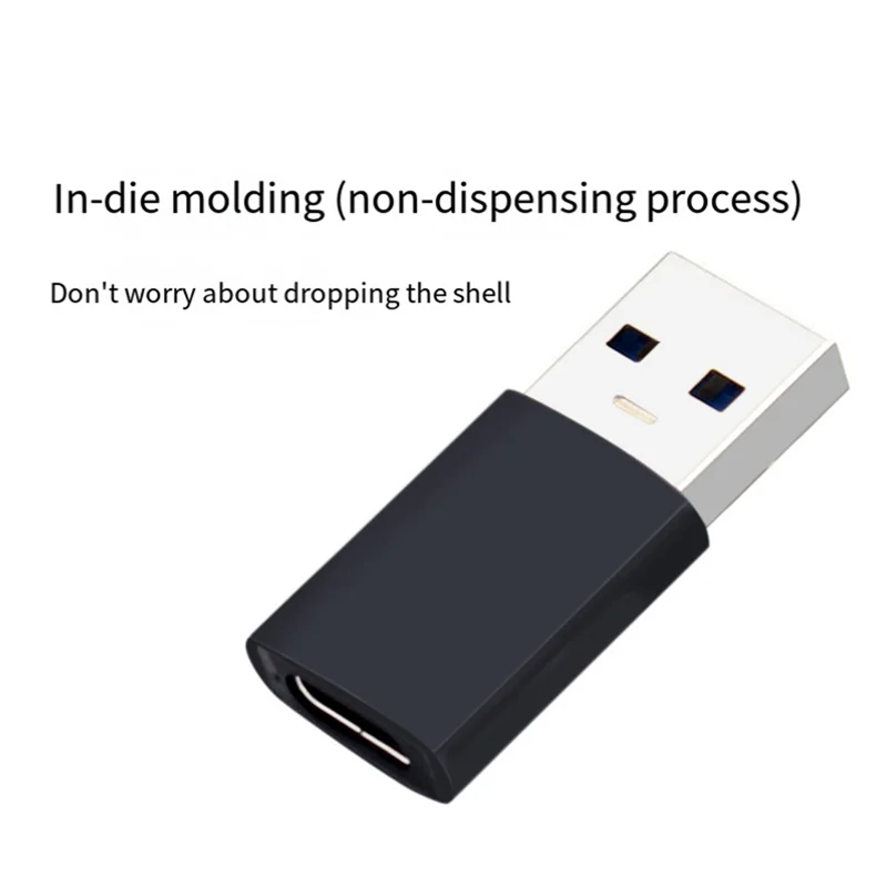 

ABMO 10Gpbs USB-A в USB-C адаптер-конвертер, совместимый с телефоном, ПК, планшетом, простой в использовании