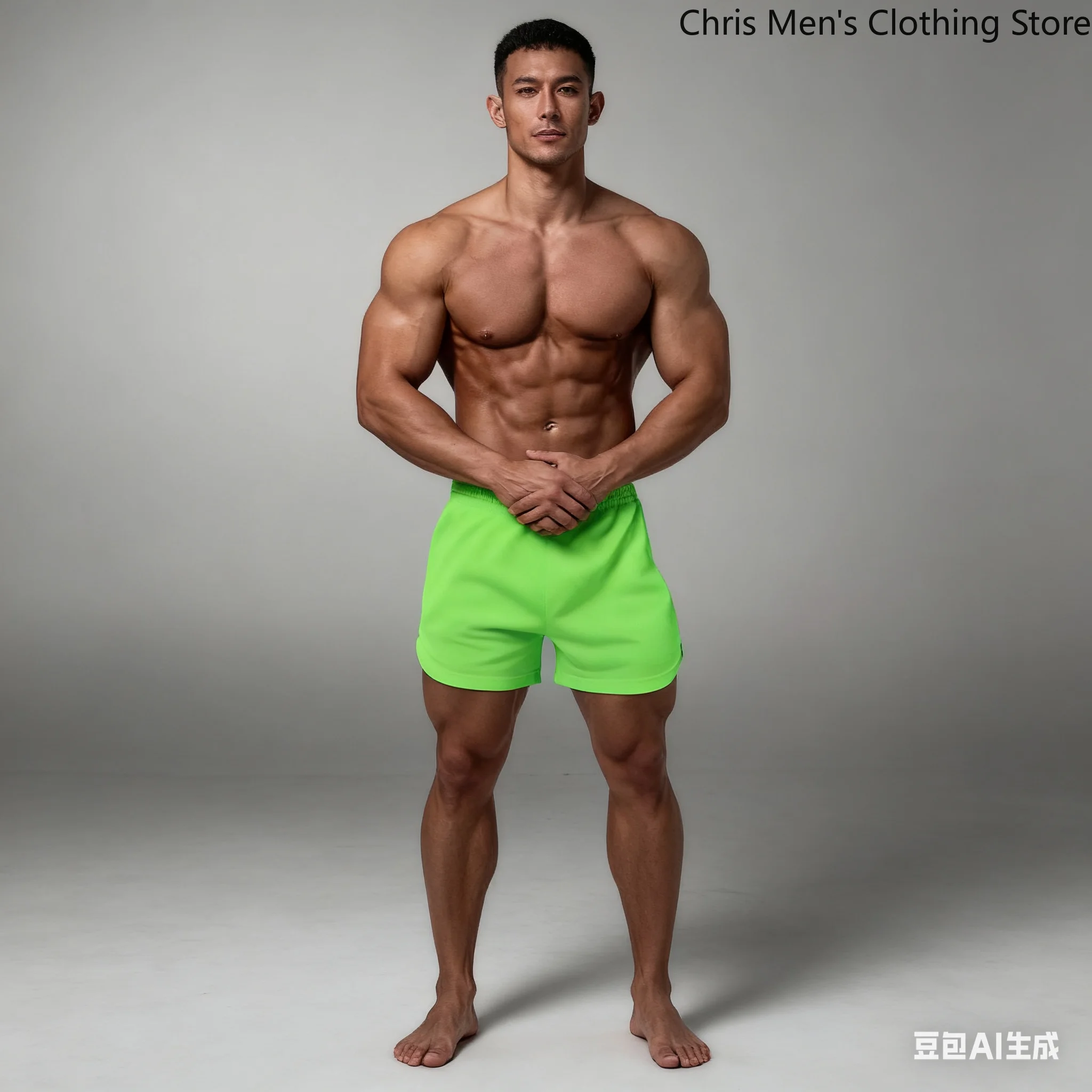 Fitness and Leisure Sport Shorts  [Limited-time Special Offer] Summer Men's Casual Shorts Simple Solid Style Multi-Purpose Pants - Image 3