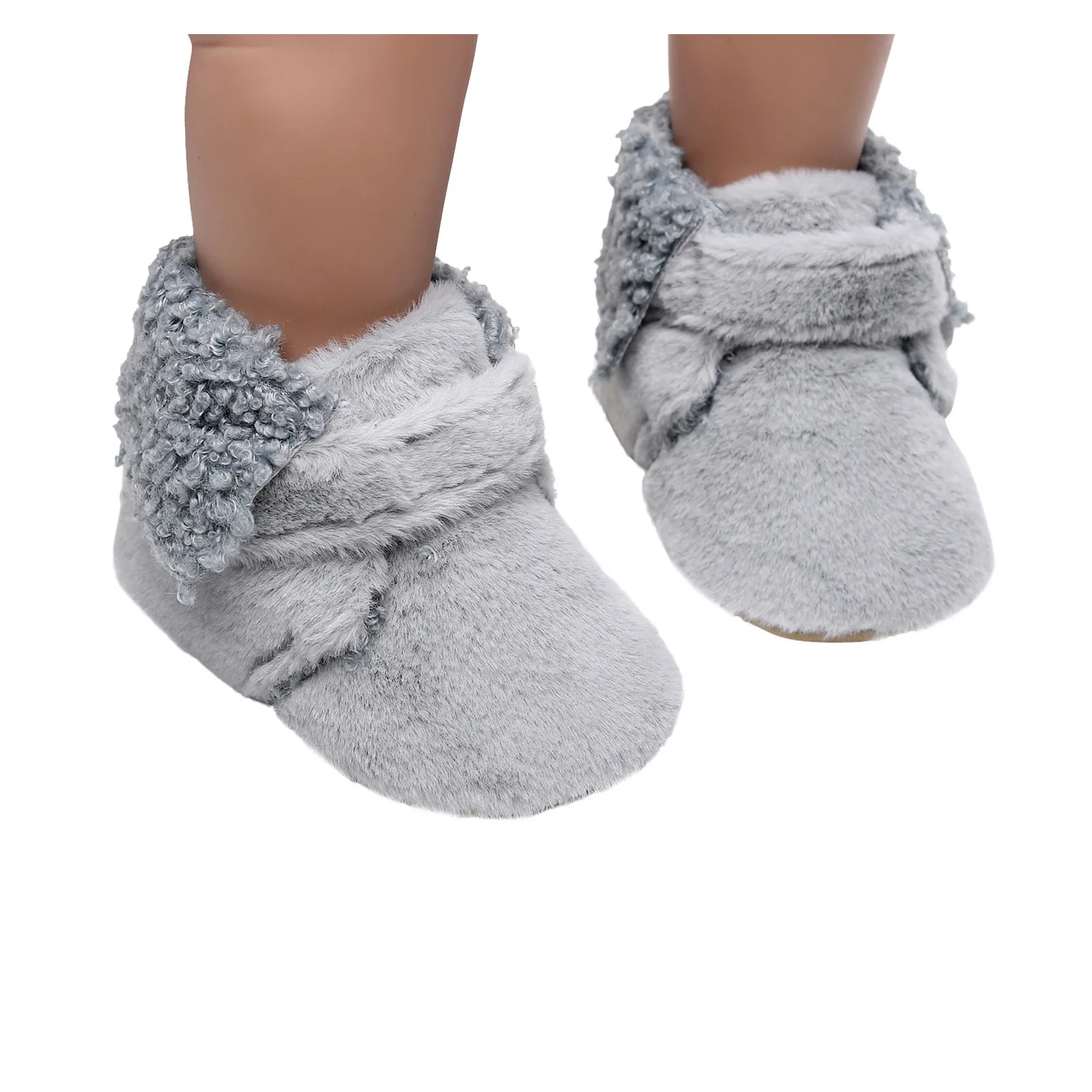 

Newborn Baby Socks Shoes Winter Baby Unisex Booties Toddler Soft Sole Non Slip Girl Boy Shoes First Walkers 0-18 Months