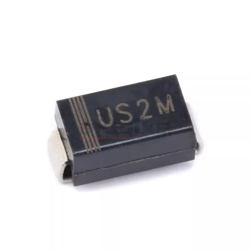 100PCS US1D US1G US1J US1M US2D US2G US2J US2M SMA DO-214AC 1A 2A 200V 400V 600V 1000V SMD Fast Recovery Rectifiers Diode