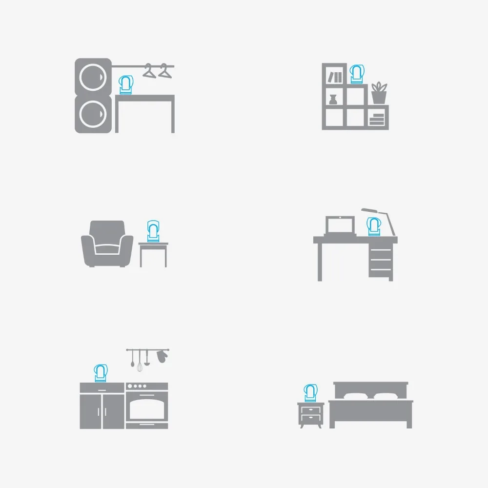 مروحة شخصية متأرجحة، 9.75 بوصة، أبيض ثلجي