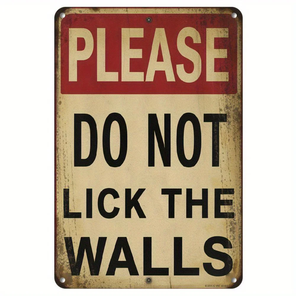 Frame, Retro Style Rustic Metal Wall Sign-