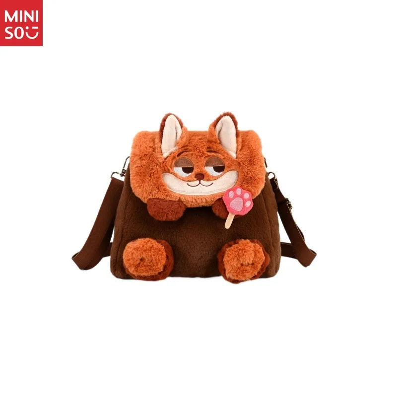 Disney Judy Nick Plush Bag, Stitch & Lotso Bear Backpack Crossbody Shoulder Bag