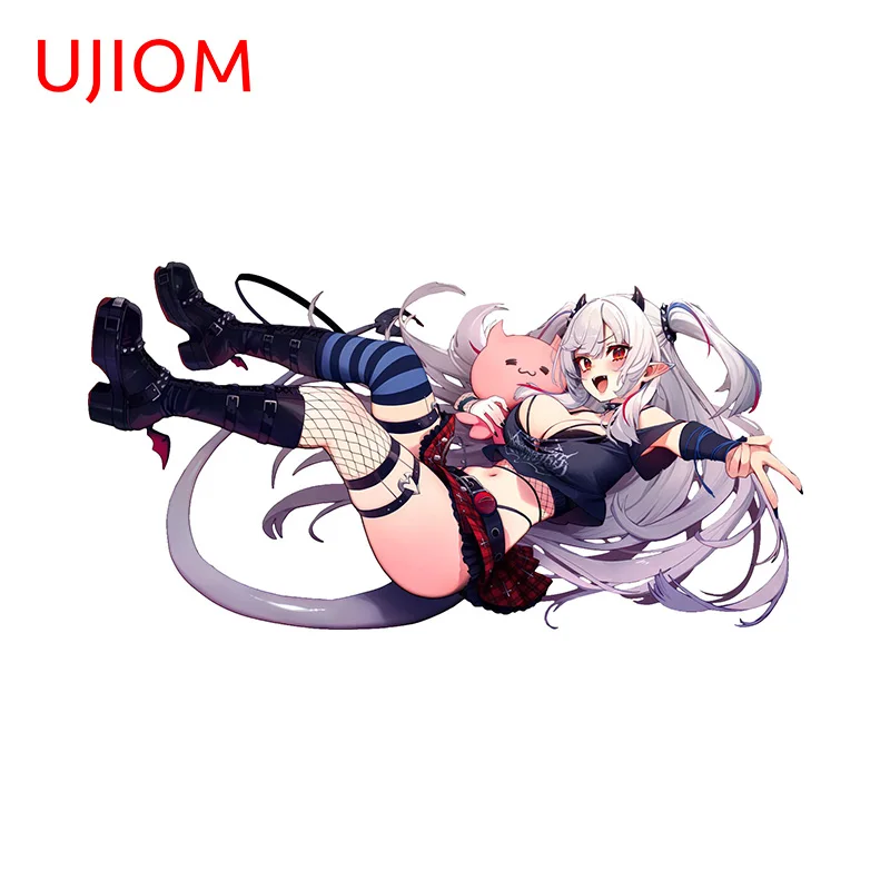 UJIOM 13cm × 6.7cm Sexy Hololive Girl Wall Stickers Alluring Long Legs Fashionable Decals Cool Personality Washroom Accessories