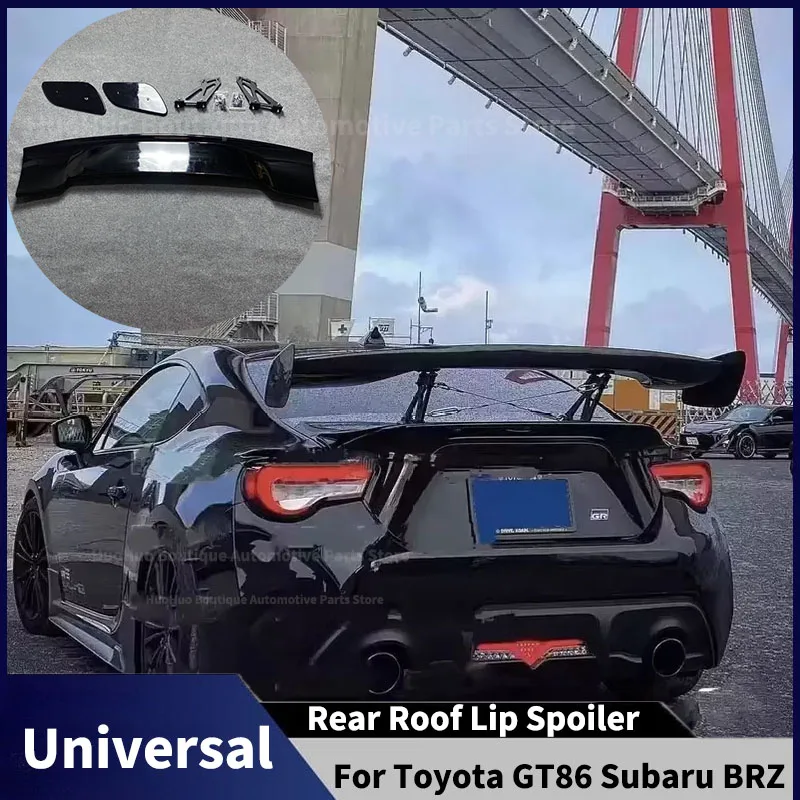

For Toyota GT86 Subaru BRZ Sedan Universal Rear Trunk Spoiler Wing Lip GT Car-Styling Rear Roof Diffuser Tail Fin Repack Tuning