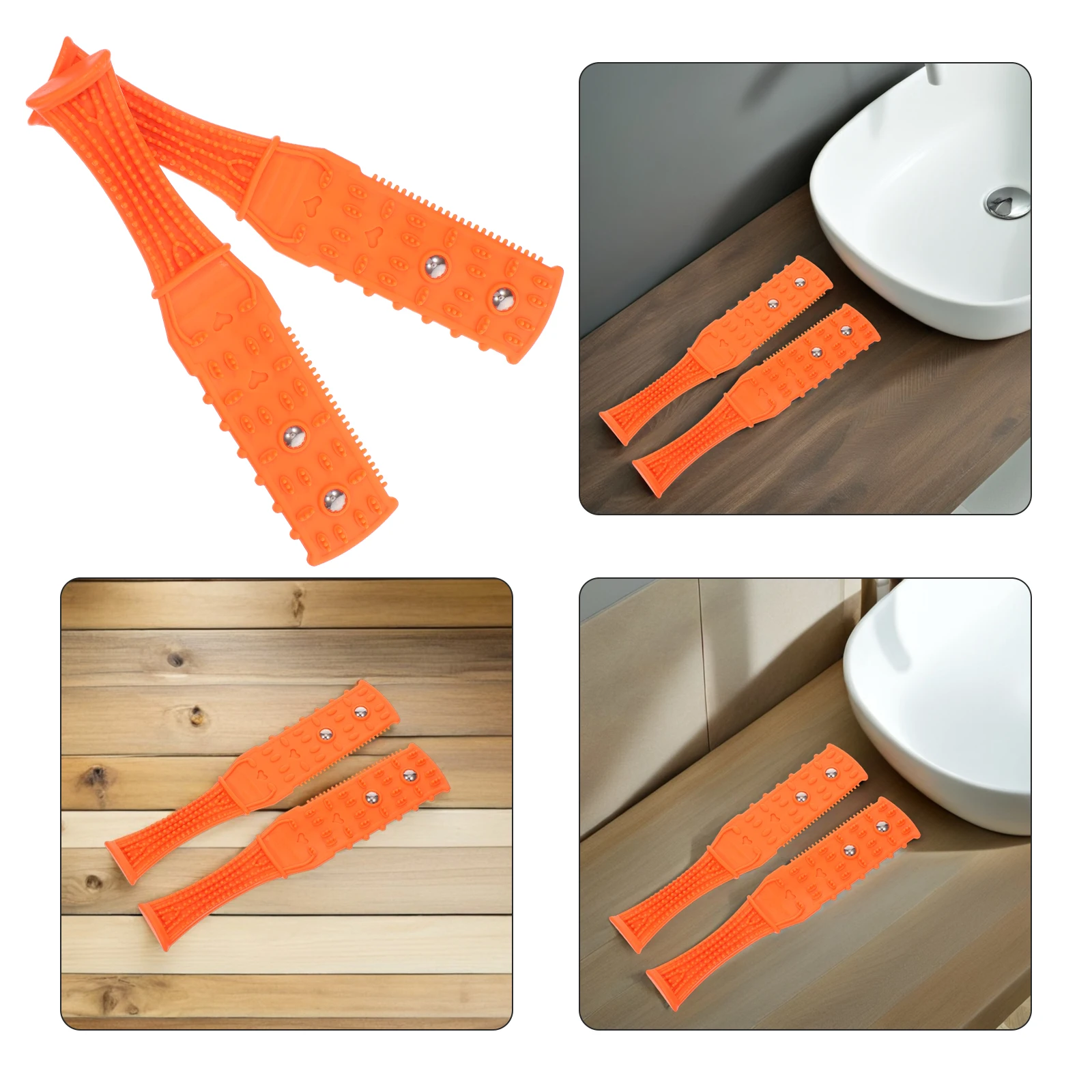 

2 Pcs Massager for Slap Board Acupoint Pat Bat Elasticity Stick Sticks Portable