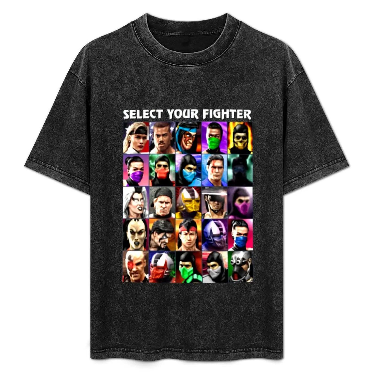 

Select Your Fighter UMK3 Mortal Kombat Black-Navy for Men-Women T-Shirt Summer Fashion Casual Tee Shirt