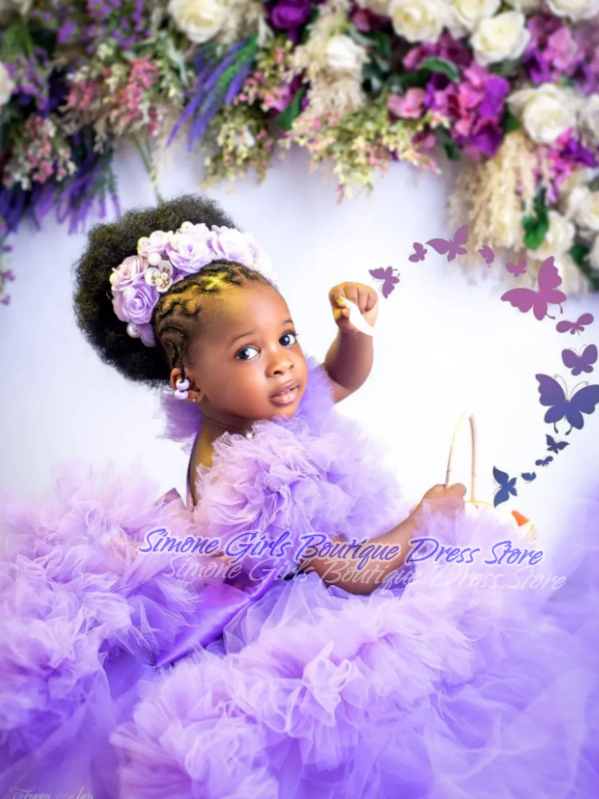 Rüschen rückenfreie Spitze Blumenmädchen Kleid elegante Kinder Party tragen Mädchen Kleid kleine Prinzessin Kleid Geburtstagsfeier