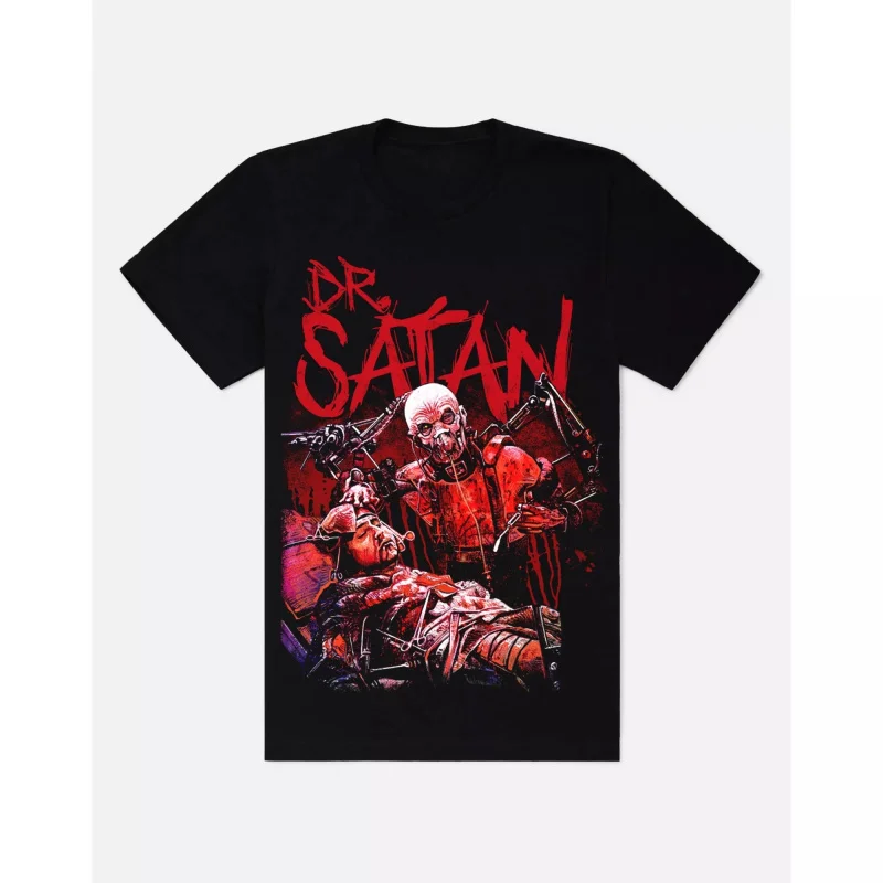 

0422 Retro Horror Movie House of 1000 corpses Scary Halloween Gift t shirt Dr. Sata Captain spaulding Graphic clothes S-6xl