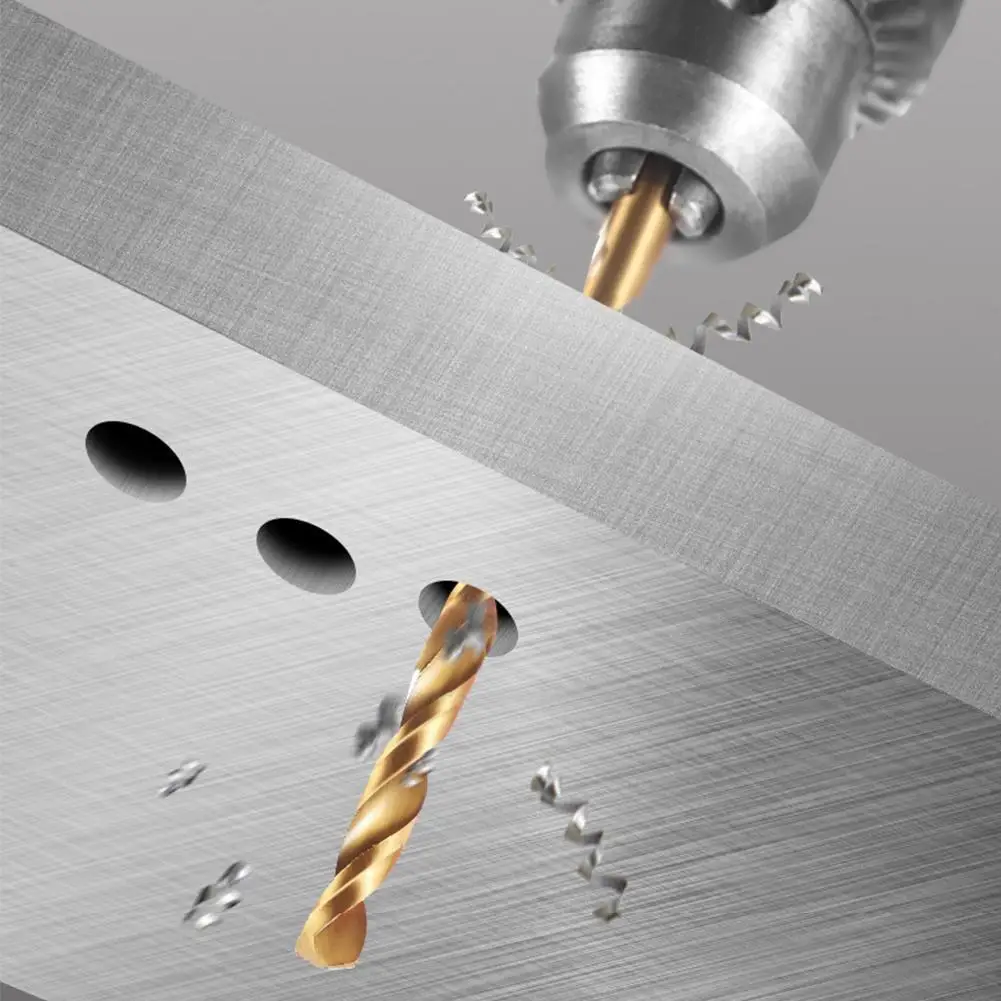 

13 шт. набор метрических сверл с круглой ручкой, титановое покрытие, спиральное сверло, деревообрабатывающее сверло, инструмент, износостойкий и жесткий