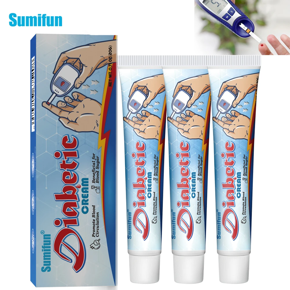 

1/2/3Pcs Sumifun Diabetic Cream Hypoglycemic Repair Reduce Blood Sugar Mitigation Frequent Micturition Ointment Health Plaster