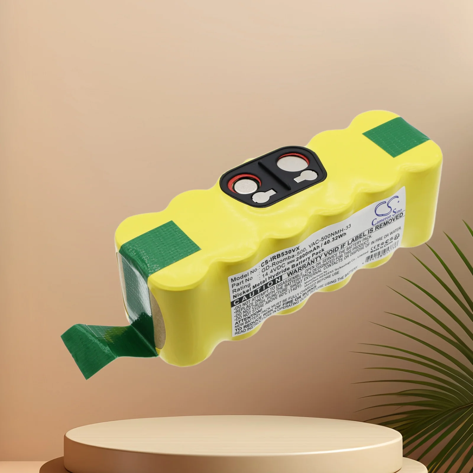 

Cameron Sino 2800mAh Battery for Auto Cleaner Intelligent Floor Vac M-488, For Klarstein R290, Cleanmate, For Robotic U290