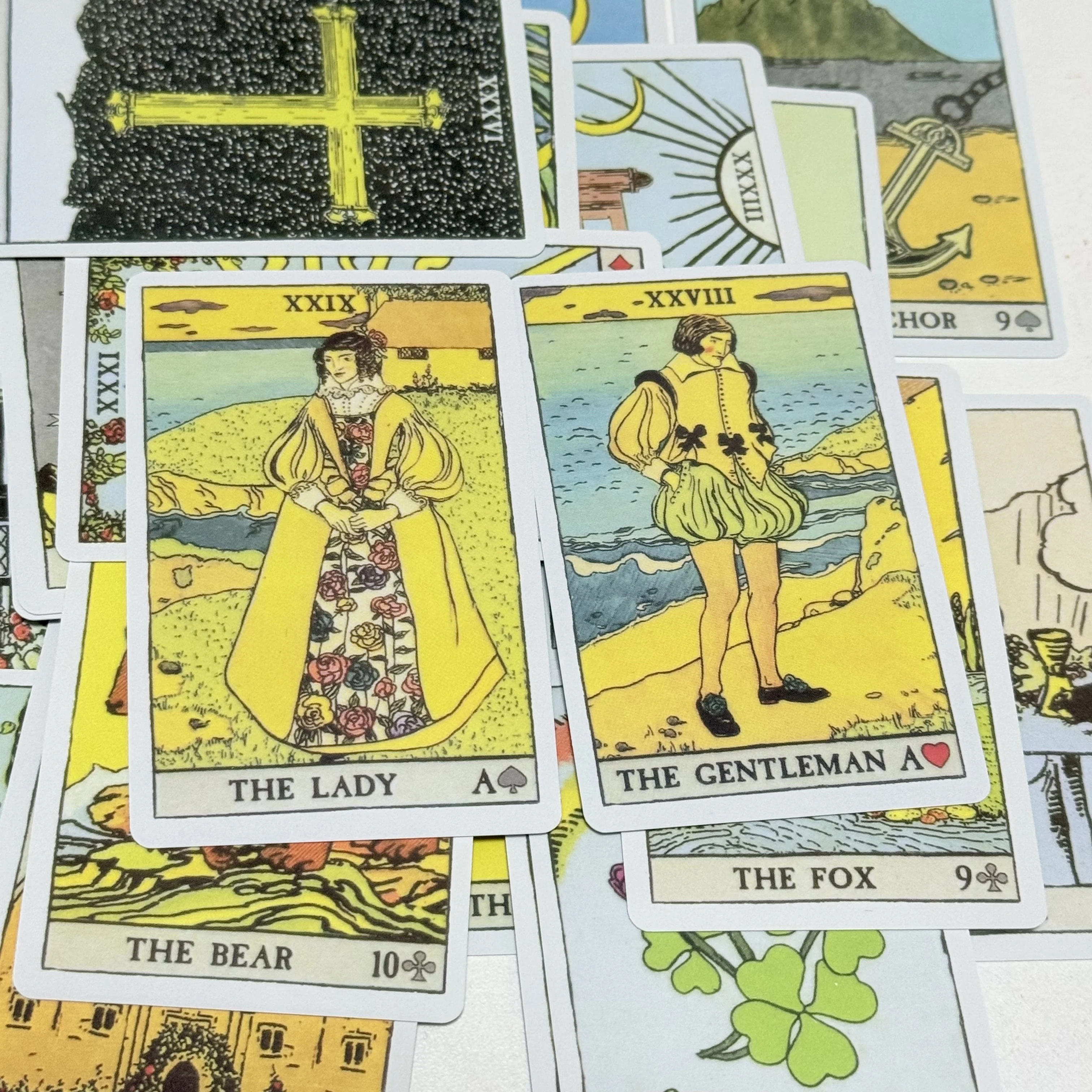 بطاقة لينورماند مذهلة من بيكسي 9*6 سنتيمتر الإنجليزية 36 أوراكل سطح السفينة ألعاب بطاقات التارو العرافة #5