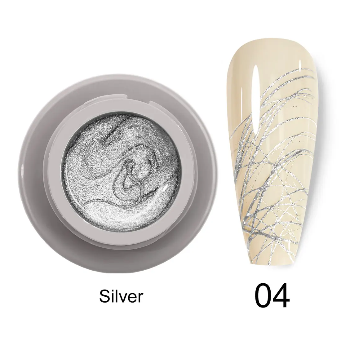 Venalisa Malgel für Nagelkunst, UV-LED Professionelles Nagellack-Gel, UV-Farbgel, Lack zum Prägen und Zeichnen von Linien, Spider Gels