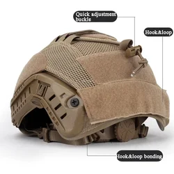 Funda casco FAST mimética – Cubierta táctica airsoft y paintball