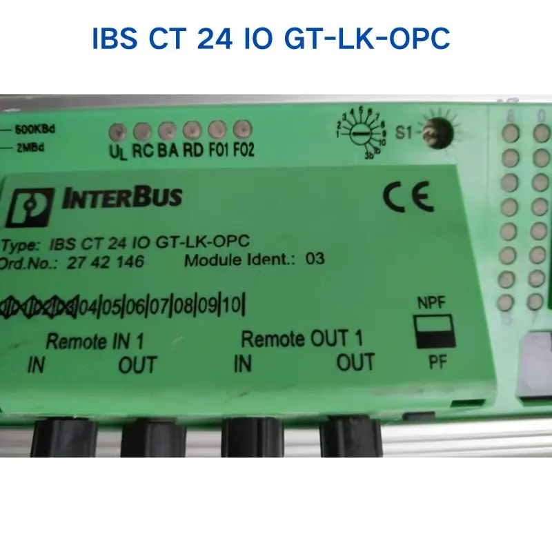 Second-hand test OK PHOENIX modular IBS CT 24 IO GT-LK-OPC  2742146