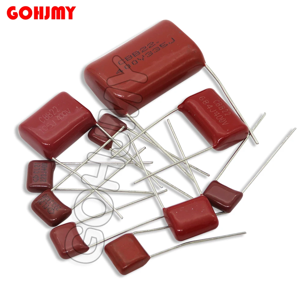 10PCS Promotion 63V 100V 250V 400V 450V 630V 2000V CBB Polypropylene film capacitor 103 104 125J 221 222 223 224 225 332 333 334