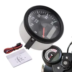 Marine RPM Tachometer Gauge 0-3000 RPM 85mm Car Tachometer RPM Gauge Marine Tachometer Waterproof For Car Boat Yacht Marine