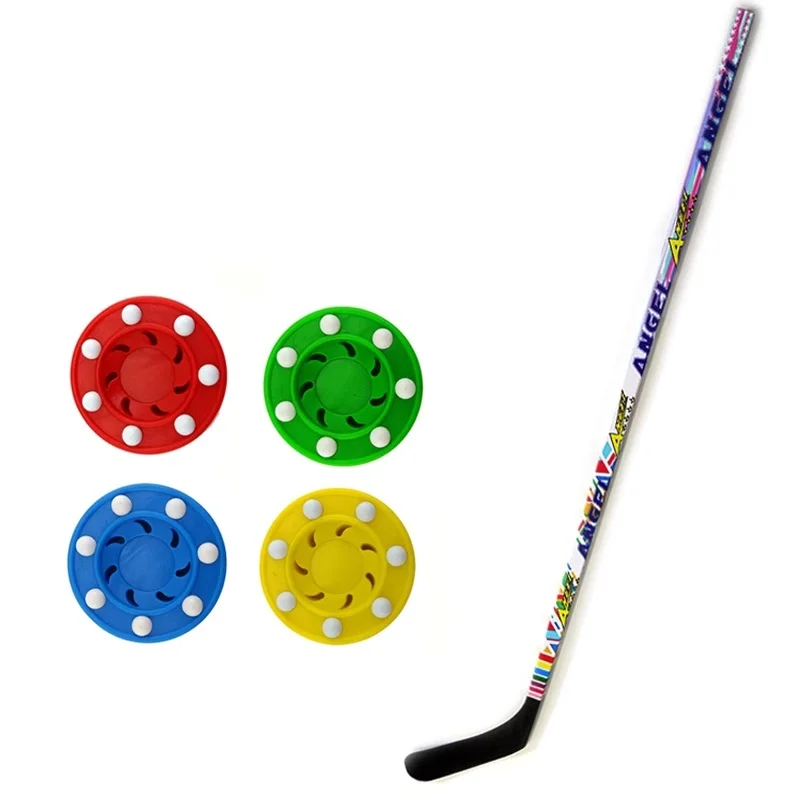 Ice Hockey Ball for Smooth Iceball Game Block Land Ice Skating Helmet Roller Ball Green Blue Red Yellow Hockey 8 Pieces