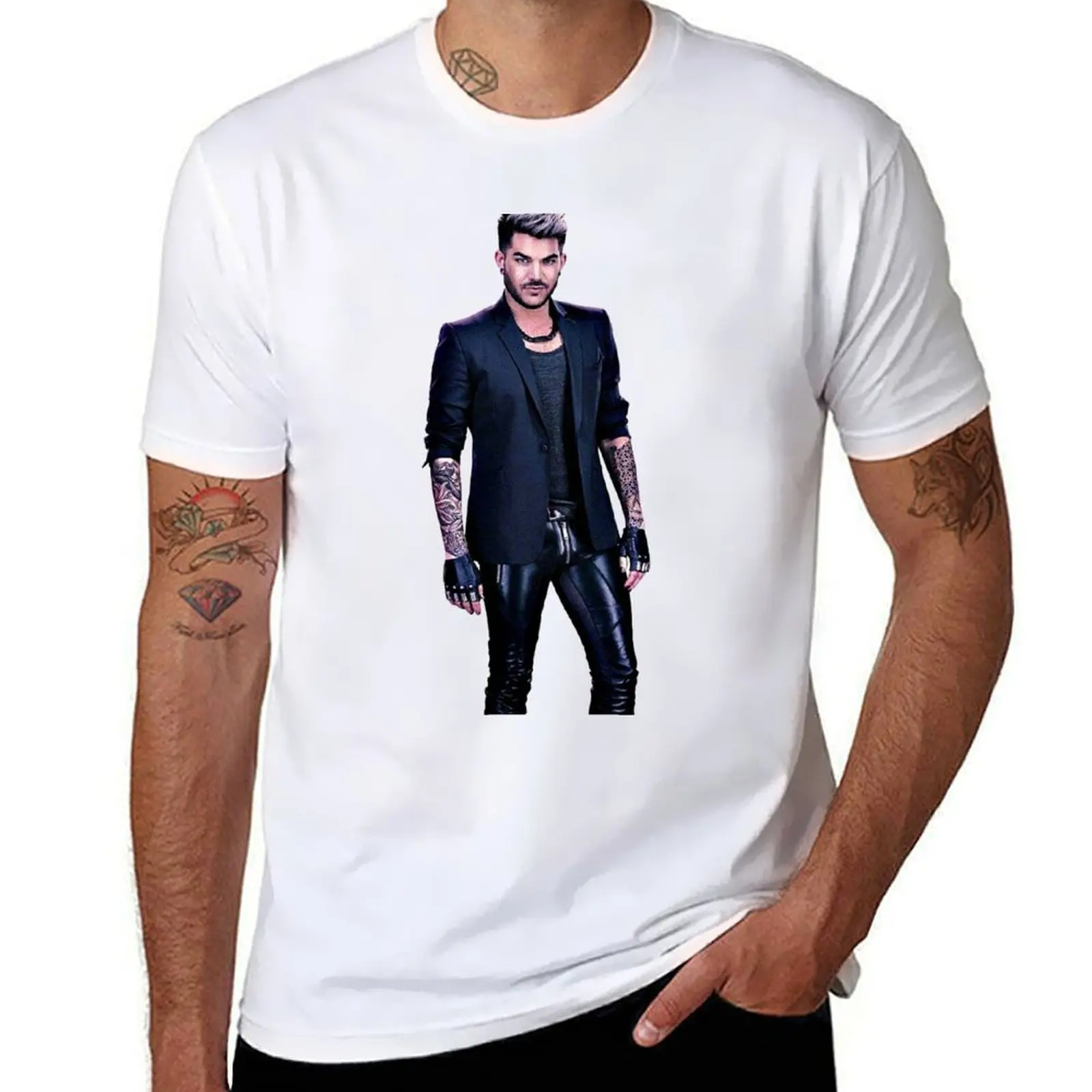 

Adam Lambert T-Shirt cotton t shirt man t shirts with prints t shirt personalised T-shirt