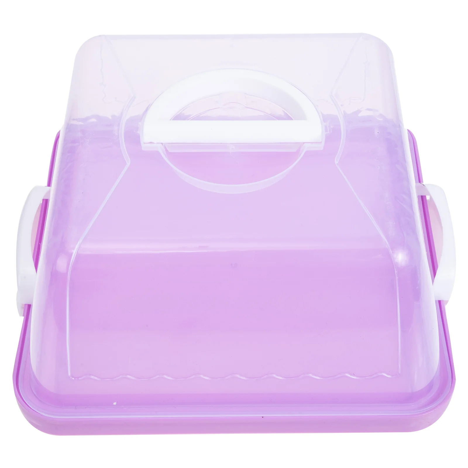 One-piece Portable Cake Box Chocolate Dome Tray Carrier Plastic Container Birthday Containers