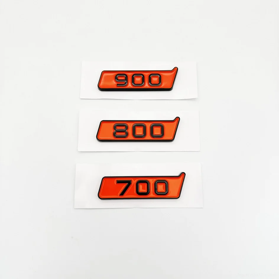 

Car ABS Rear Trunk Words Green Orange 700 800 900 Emblem For Mercedes Benz BRABUS W463 W205 X253 W218 G63 G65 G700 G800 G900