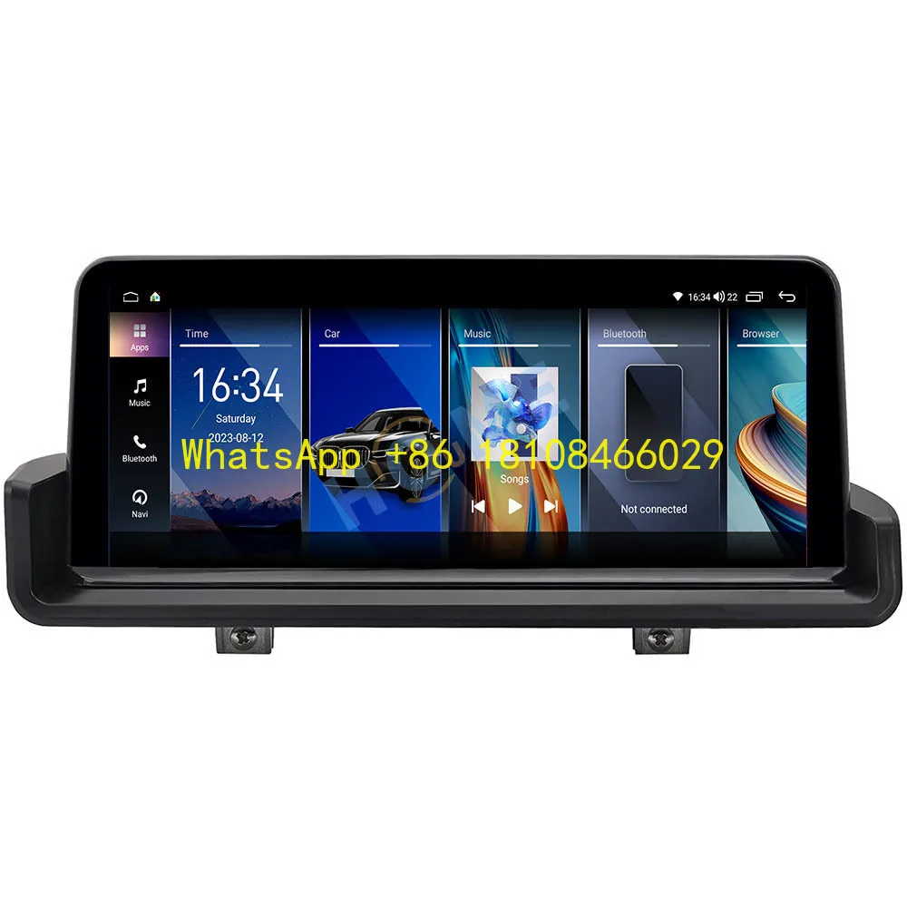 

1920*720p 12.5 Inch 8 Core 4G RAM 64G ROM GPS Navigation Radio for E60 E61 E62 E90 E91 E92 Android 13 Screen Carplay Stereo
