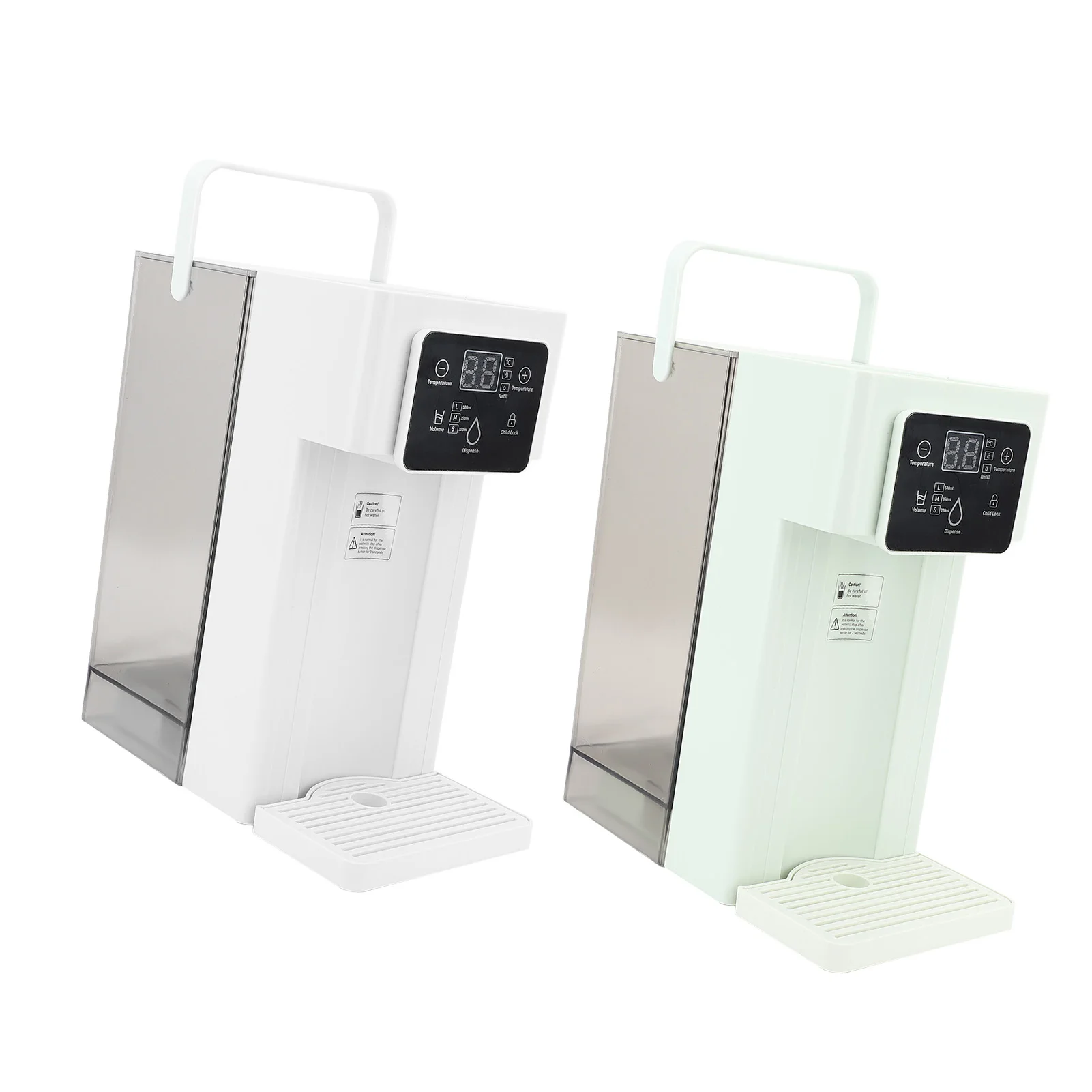 急速加熱ウォーターディスペンサー 調整可能な7温度 ウォーターボイラーディスペンサー 3L 10容量設定 オフィス用チャイルドロック