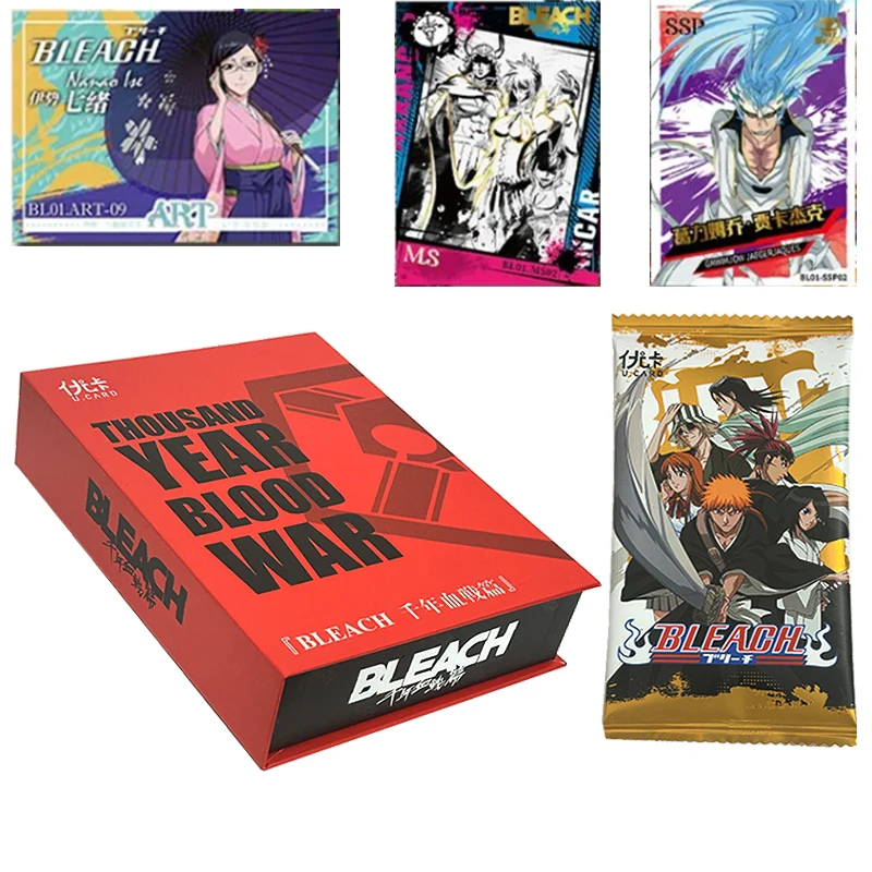 Anime Bleach Collection Card Thousand-Year Blood War Characters Limited Rare EX Flash Card Kids Game Toys Christmas Toys Gift