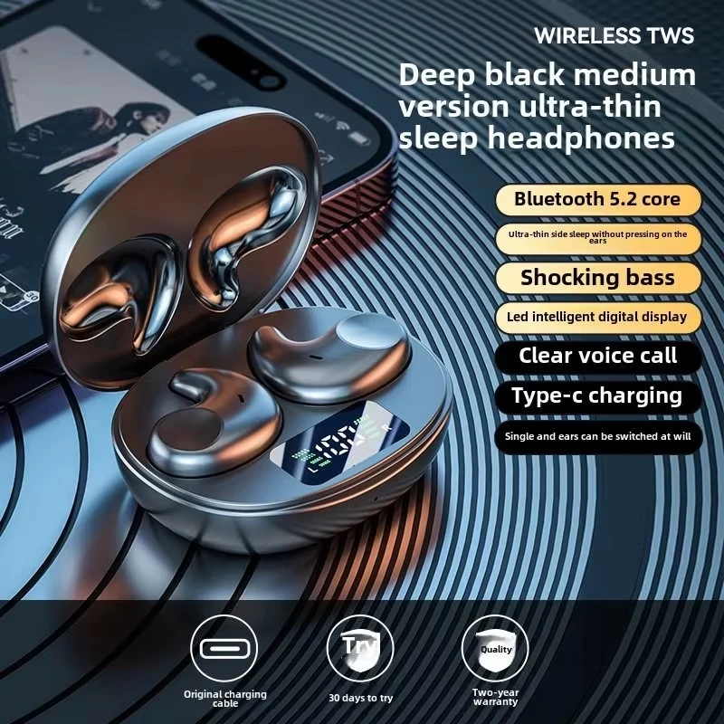 

M52 wireless waterproof earphones DT4.0 directional sound transmission, high-definition voice call, audio and image synchronizat