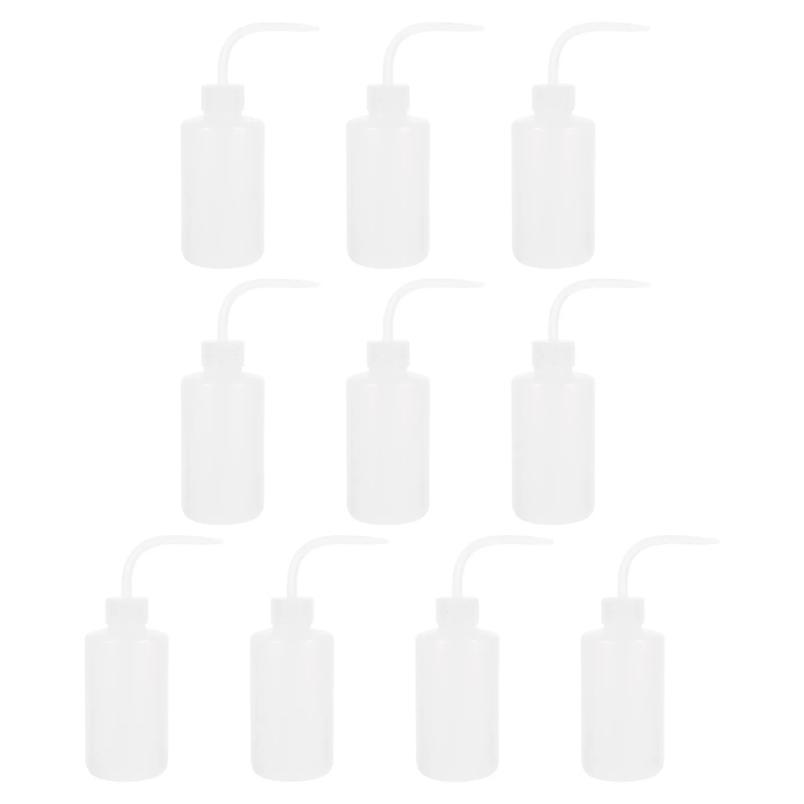 10Pcs Squeeze Watering Bottles Transparent Compact Spraying Bottles for Plant Care Cleaning Gardening Irrigation Sprinkling