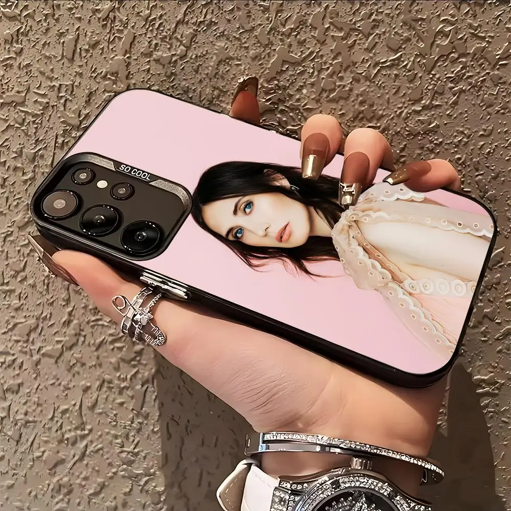 Carice van Houten Phone Case for Samsung Galaxy S26 S25 S24 S23 S22 S21 S20 Note20 Plus Ultra Colorful Silver Cover