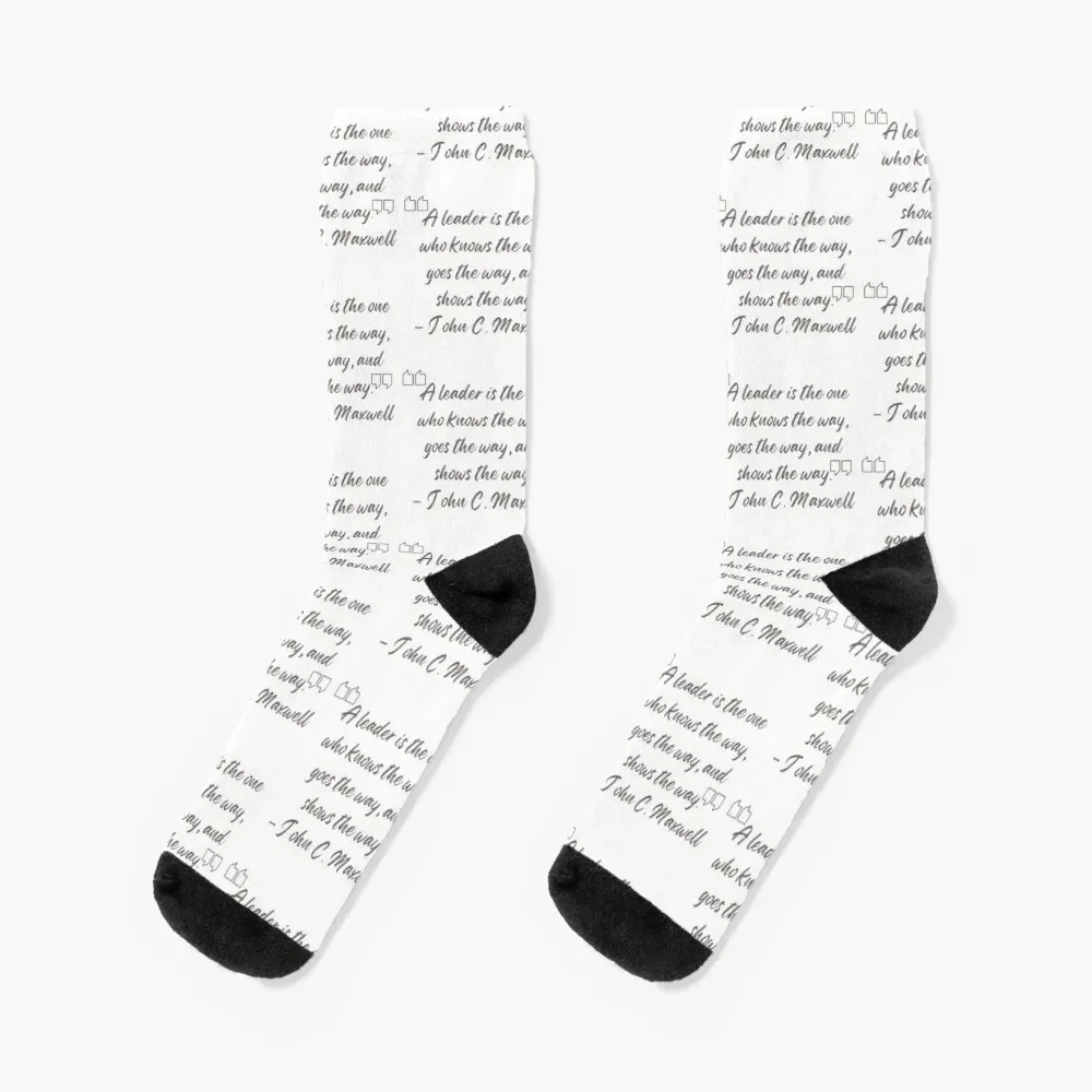 Quotes on leadership Socks professional running cotton Mens Socks Women's