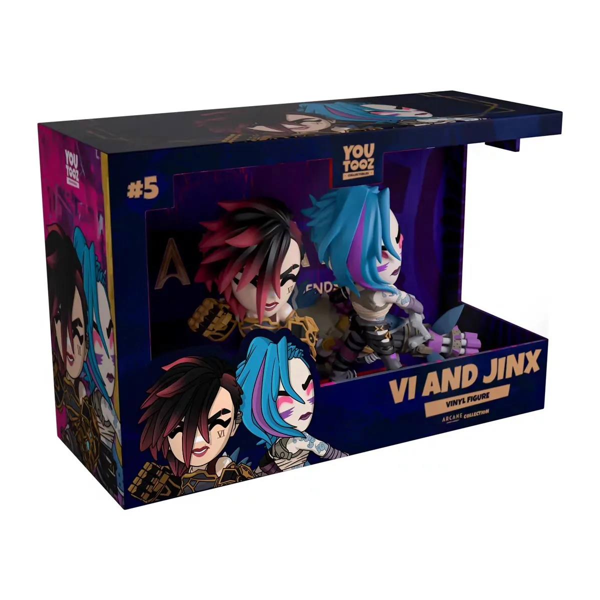 В наличии! Youtooz League of Legends Arcane — фигурки Jinx, Vi & Caitlyn |   Официальные коллекционные виниловые игрушки, идеальные подарки для фанатов