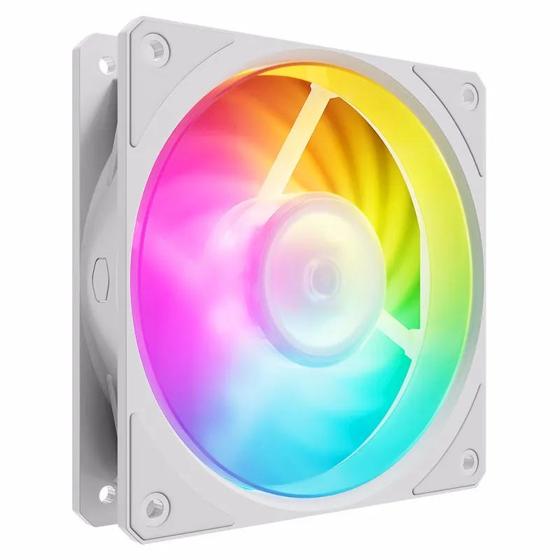 Cooler Master Mobius120P Black/White PC Case Fan 120mm 5V/3PIN ARGB Quiet CPU Cooler Fan LDB Bearing 30th Anniversary Edition