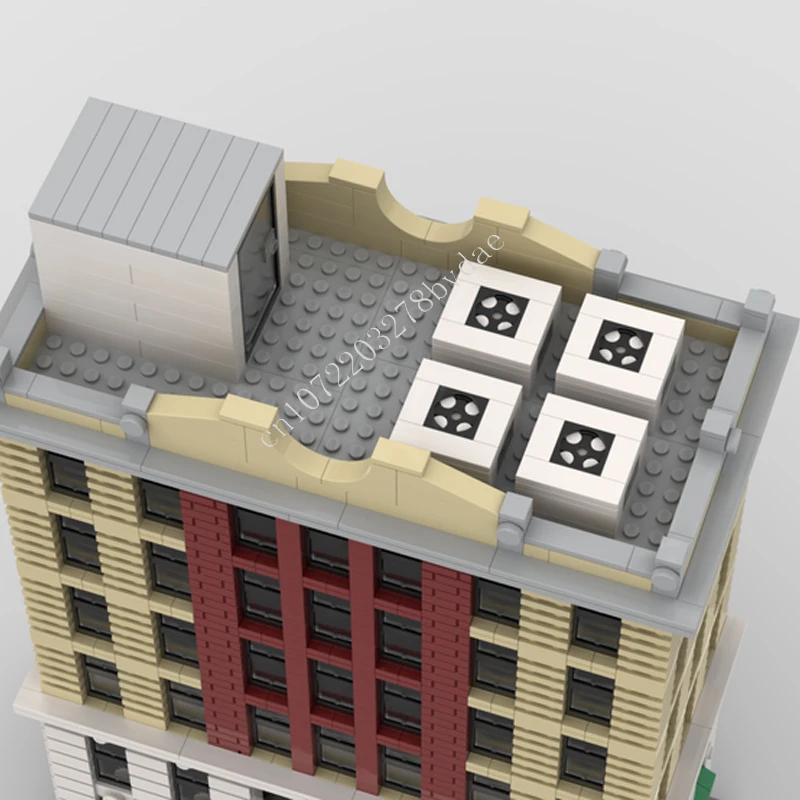 2596PCS Probe's New York appartamento MOC streetview Puzzle Set Architettura Assemblaggio Natale Compleanno Giocattoli Regali per bambini Età