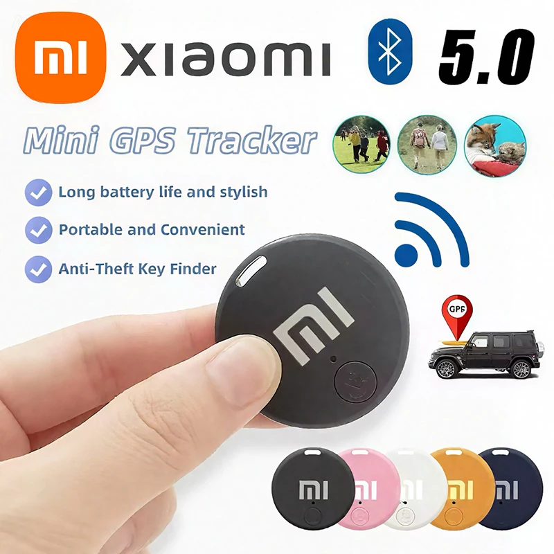 Xiaomi Mini Wireless GPS Tracker Anti Lost Alarm Key Finder with Bluetooth APP for iPhone Android Smart Tag Locator for Keys