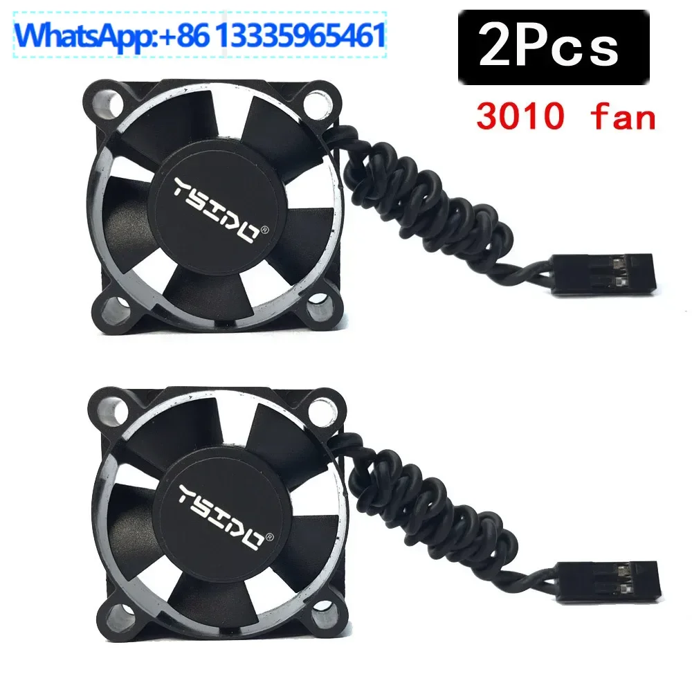 

YSIDO 2PCS 3010 3510 4010 High Speed Model Remote Control Car Motor Cooling Fan