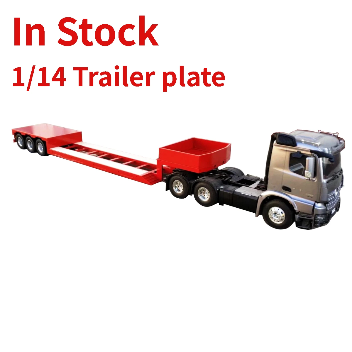 1/14 Engineering Trailer Model TAMIYA Tractor Trailer Model Four Axis Metal Wheel Hub Boy Toys