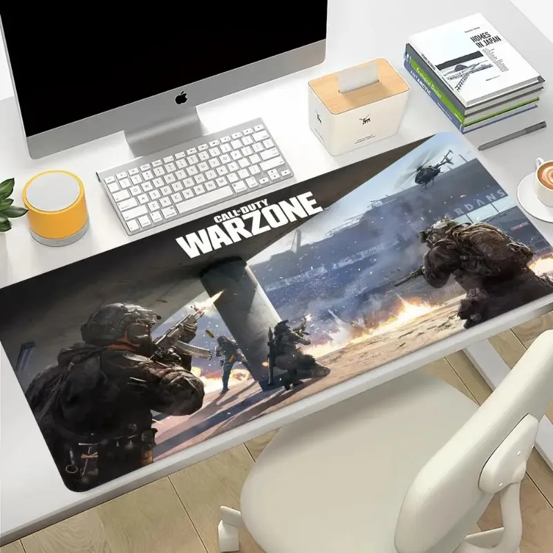 Anime Natural Rubber Gamer Office Decoration Home Mouse Gunfight Games Warzone Gaming Large Size Mouse Mat 60x30CM Mouse Pad