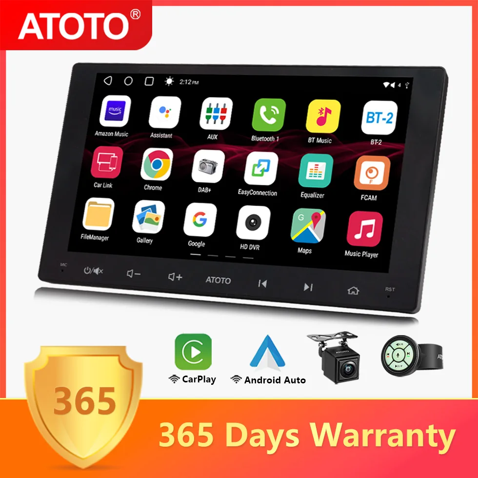 2Din Multimedia-Player für Ihr Auto: Der ATOTO 9-Zoll-Android-Navigationssystem-Test mit Apple CarPlay & Android Auto