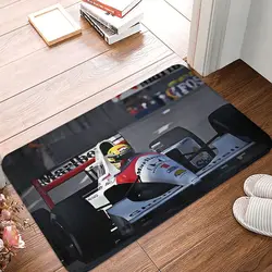 Ayrton Senna Car bagno tappeto antiscivolo Senna Driver soggiorno Mat benvenuto zerbino decorazione del pavimento tappeto