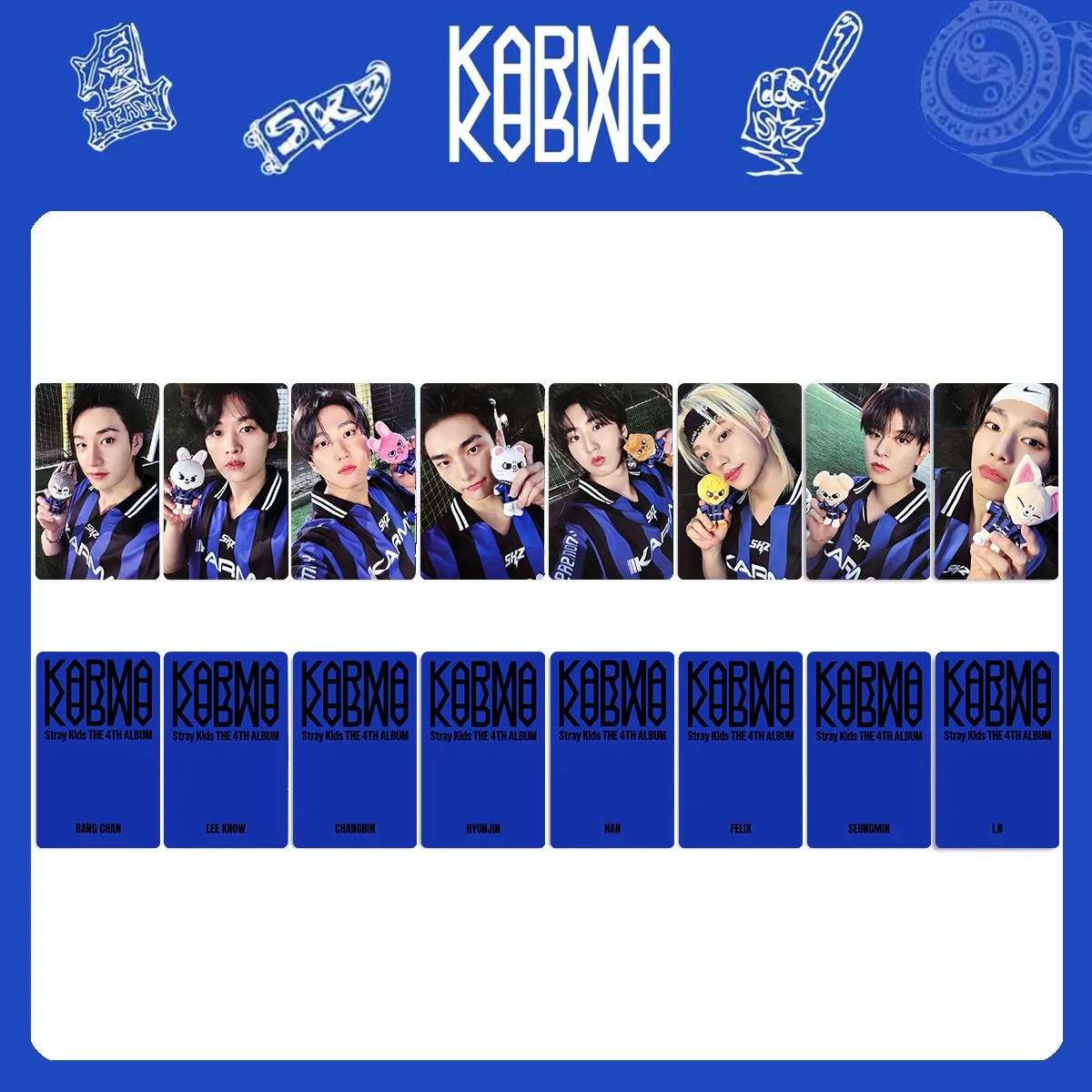 Album SKZOO BARU KARMA kartu kecil edisi terbatas kartu album HOORAY kartu kecil spesial SKZ hadiah Natal