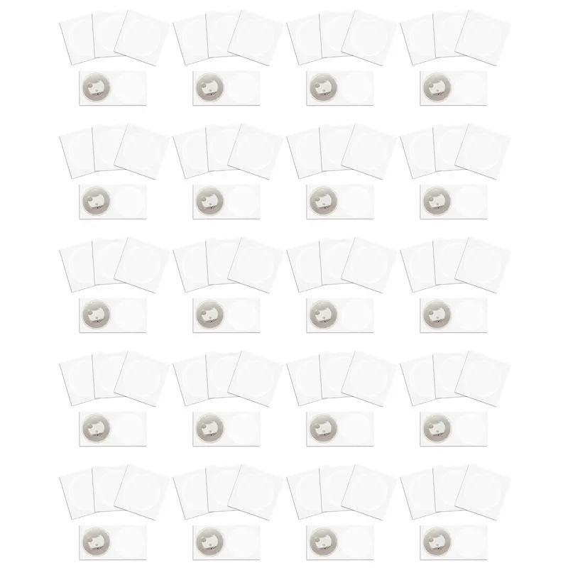 

B44C 2000 шт. NFC-наклейки Ntag216, NFC-метки Ntag216, NFC-карты Ntag216, 13,56 МГц, NFC-стикеры с памятью 888 байтов