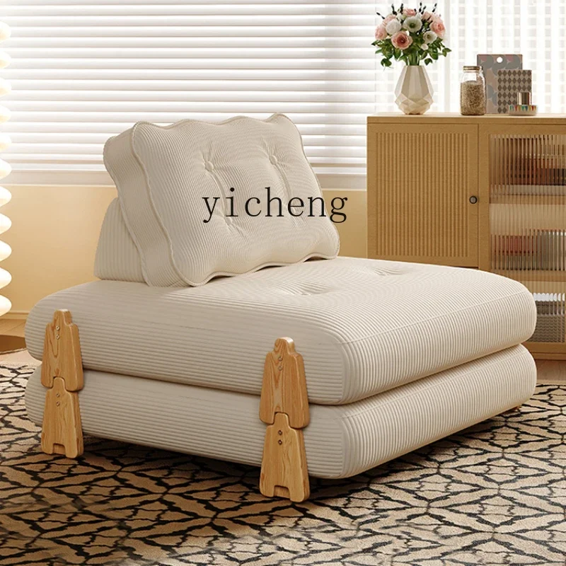 YZ  module building block foldable combination solid wood single sofa bed dual-purpose living room sofa