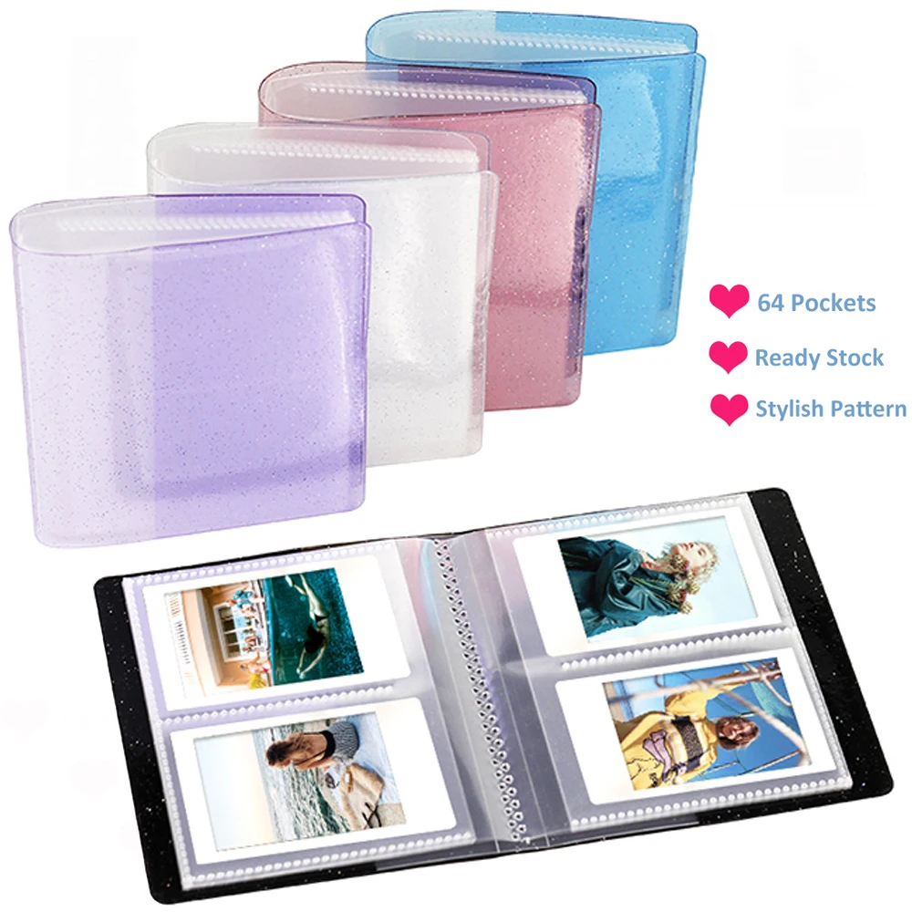 New Fujifilm Instax Mini 11 Instant Camera Mini Case Protective Bag + 64 Pockets Photo Album + Color Filter + Stickers + Frames